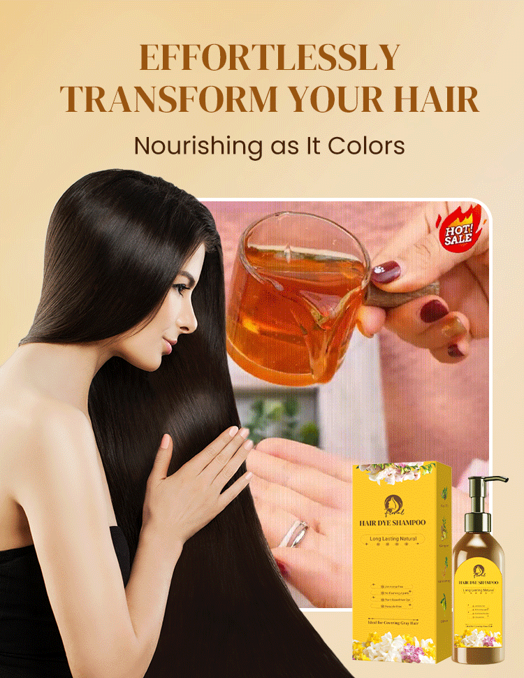 New Japanese Long Lasting Natural Hair Dye Shampoo