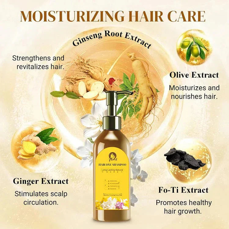 New Japanese Long Lasting Natural Hair Dye Shampoo