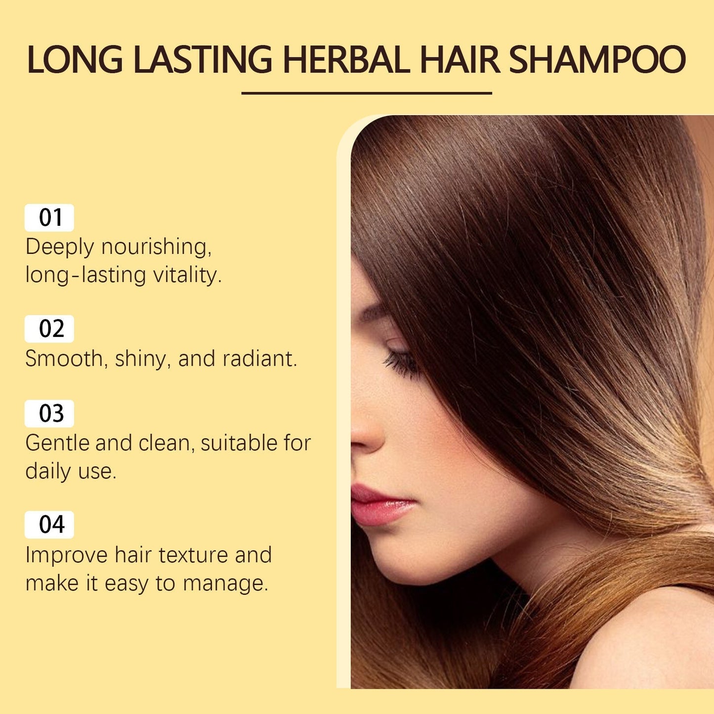 New Japanese Long Lasting Natural Hair Dye Shampoo