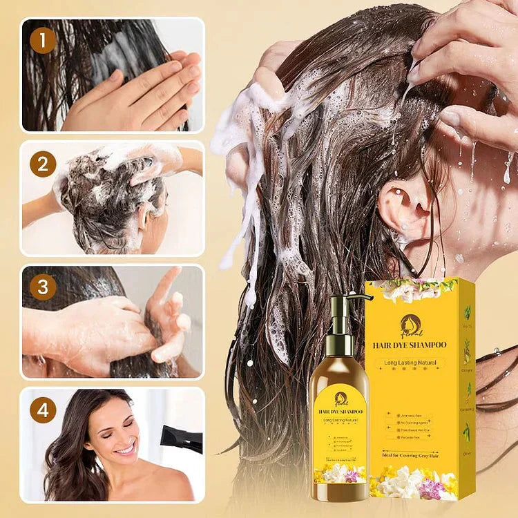 New Japanese Long Lasting Natural Hair Dye Shampoo