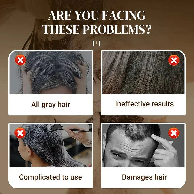 New Japanese Long Lasting Natural Hair Dye Shampoo