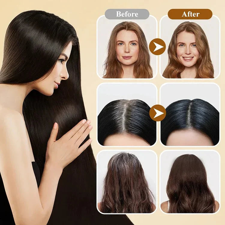 New Japanese Long Lasting Natural Hair Dye Shampoo