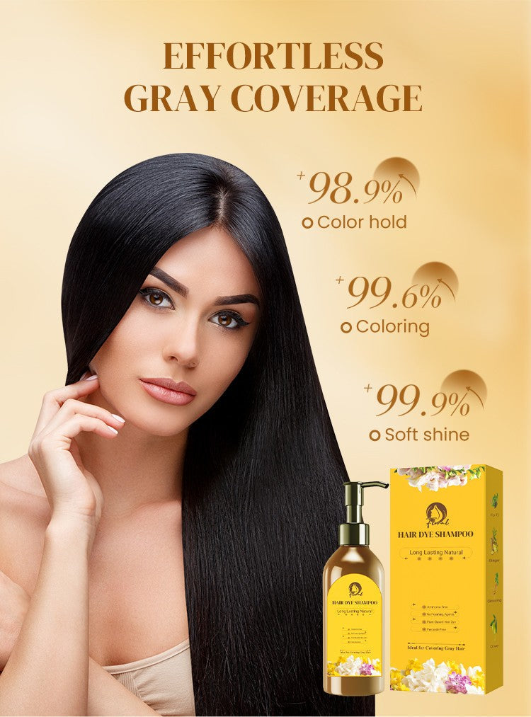 New Japanese Long Lasting Natural Hair Dye Shampoo
